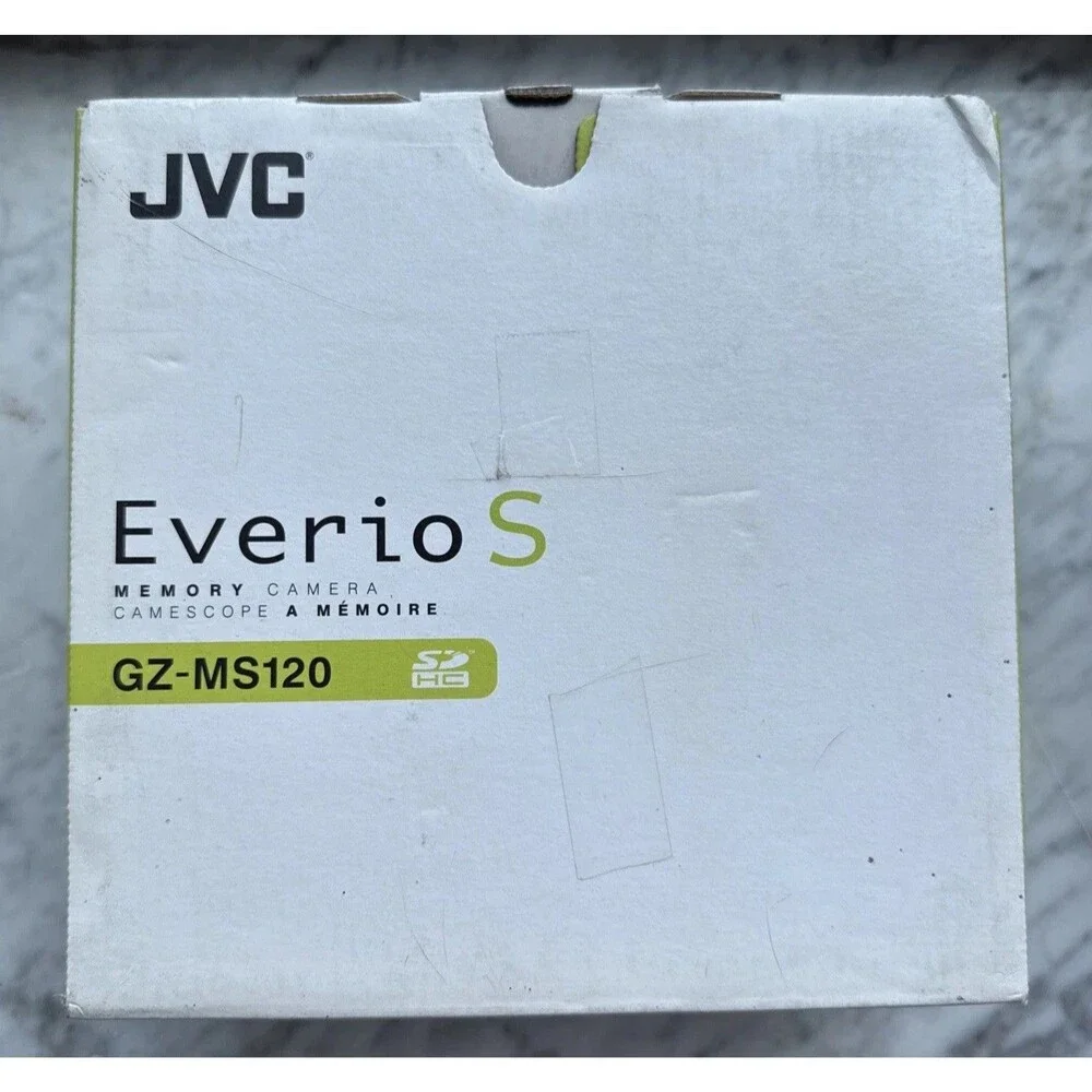 NEW JVC Everio GZ-MS120RU Red Dual Memory 35x Zoom Camcorder Open Box